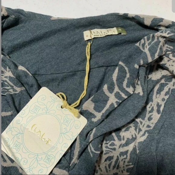 New Chalet Womens Dress Small Comfort Blue tan - Picture 5 of 7